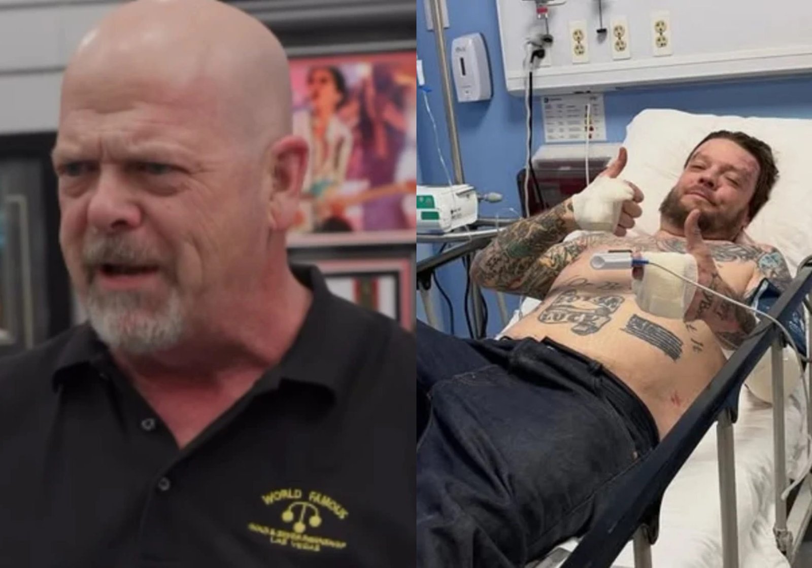 Rick Harrison and Corey Harrison from Pawn Stars