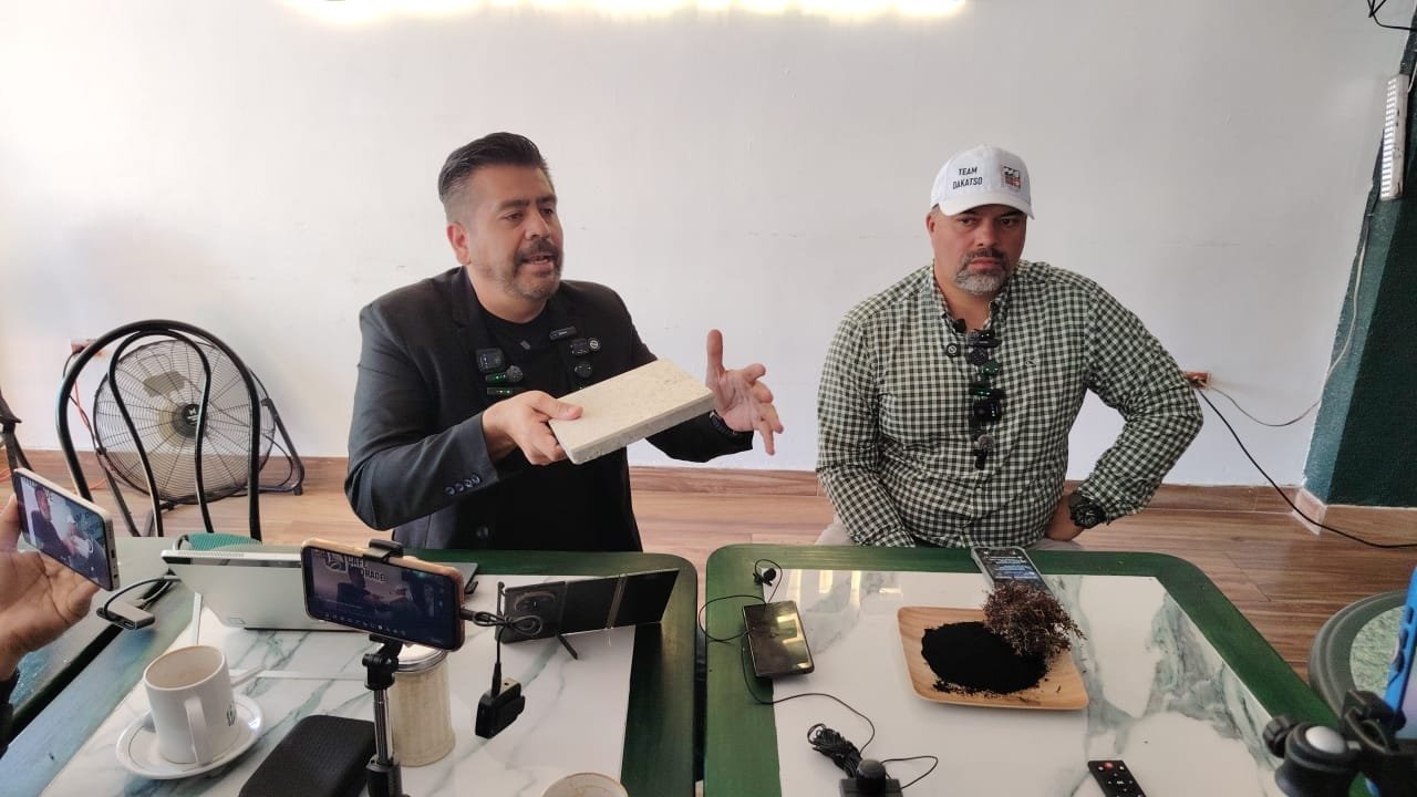 Sargassum seaweed washed up on a beach in the Riviera Maya, Mexico