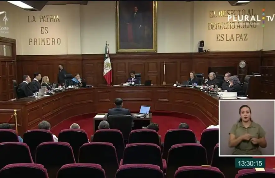 The Supreme Court of Justice of the Nation building in Mexico City