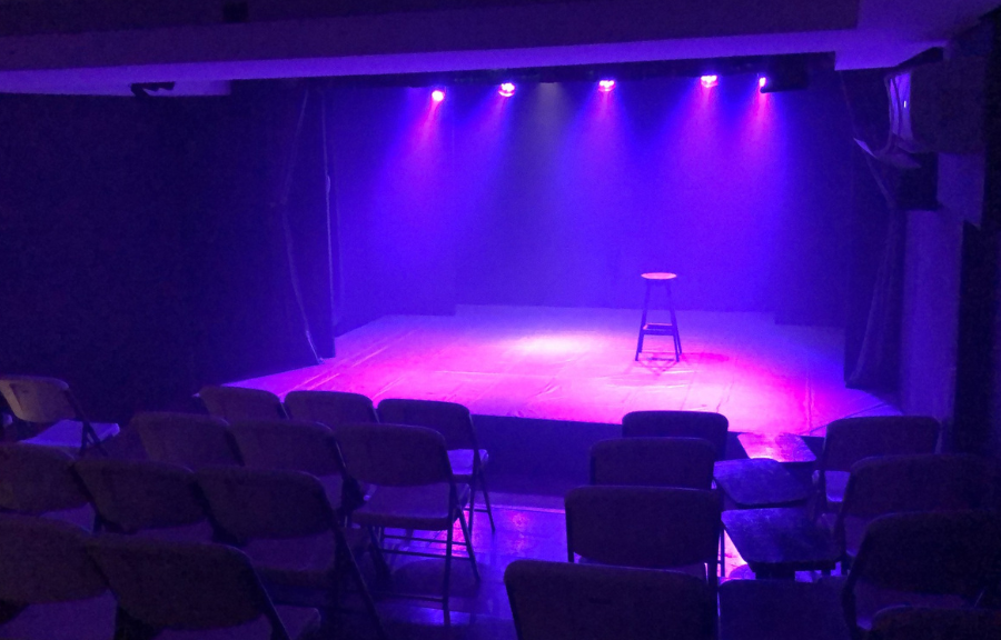 Participants in a theater workshop at Xbalamqué Cultural Center in Cancún