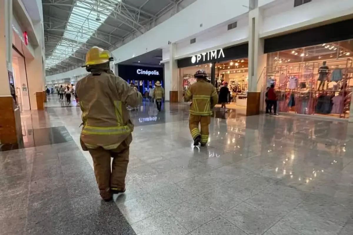 Emergency responders at Plaza Las Americas mall in Cancun after a bee swarm attack injured 50 people