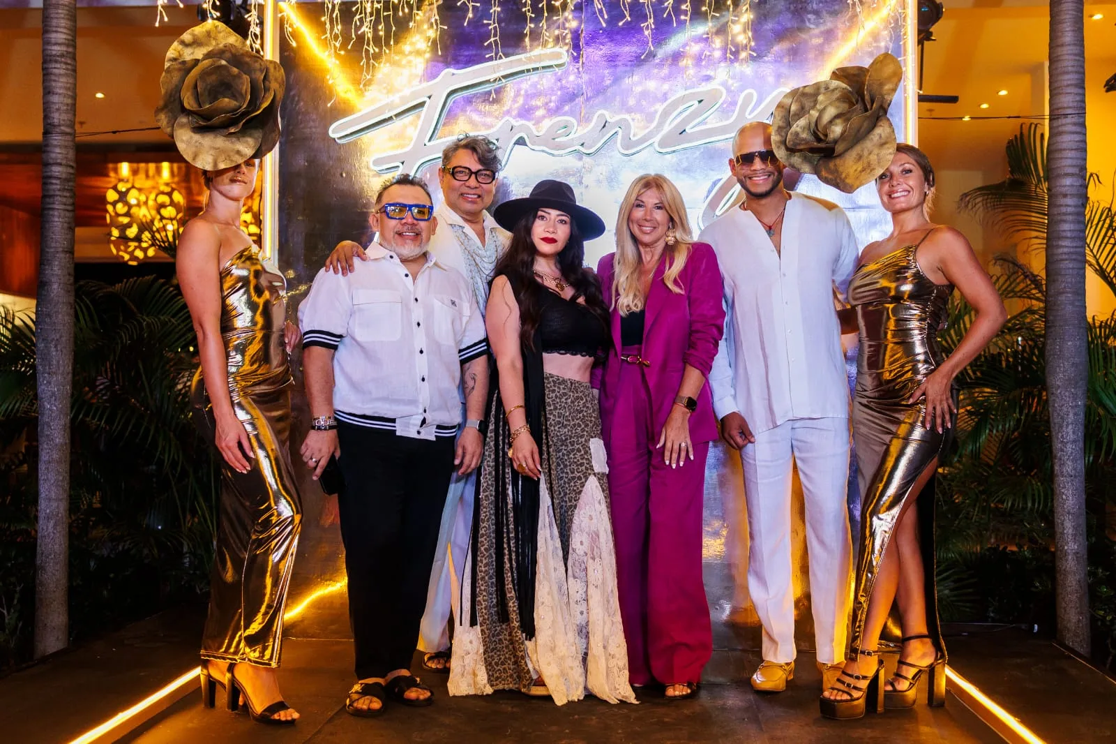 Models on the runway at the Breathless Fashion Frenzy event in Riviera Maya
