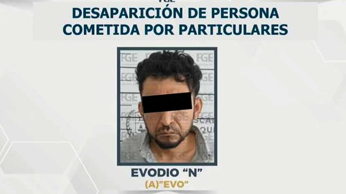 A photo of Evodio N, a suspect in a forced disappearance case in Cancún, Mexico.