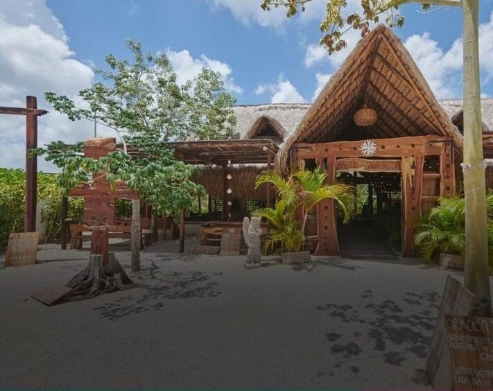 Rendering of the planned Francesco hostel at the Sanctuary of Mary Undoer of Knots in Cancún