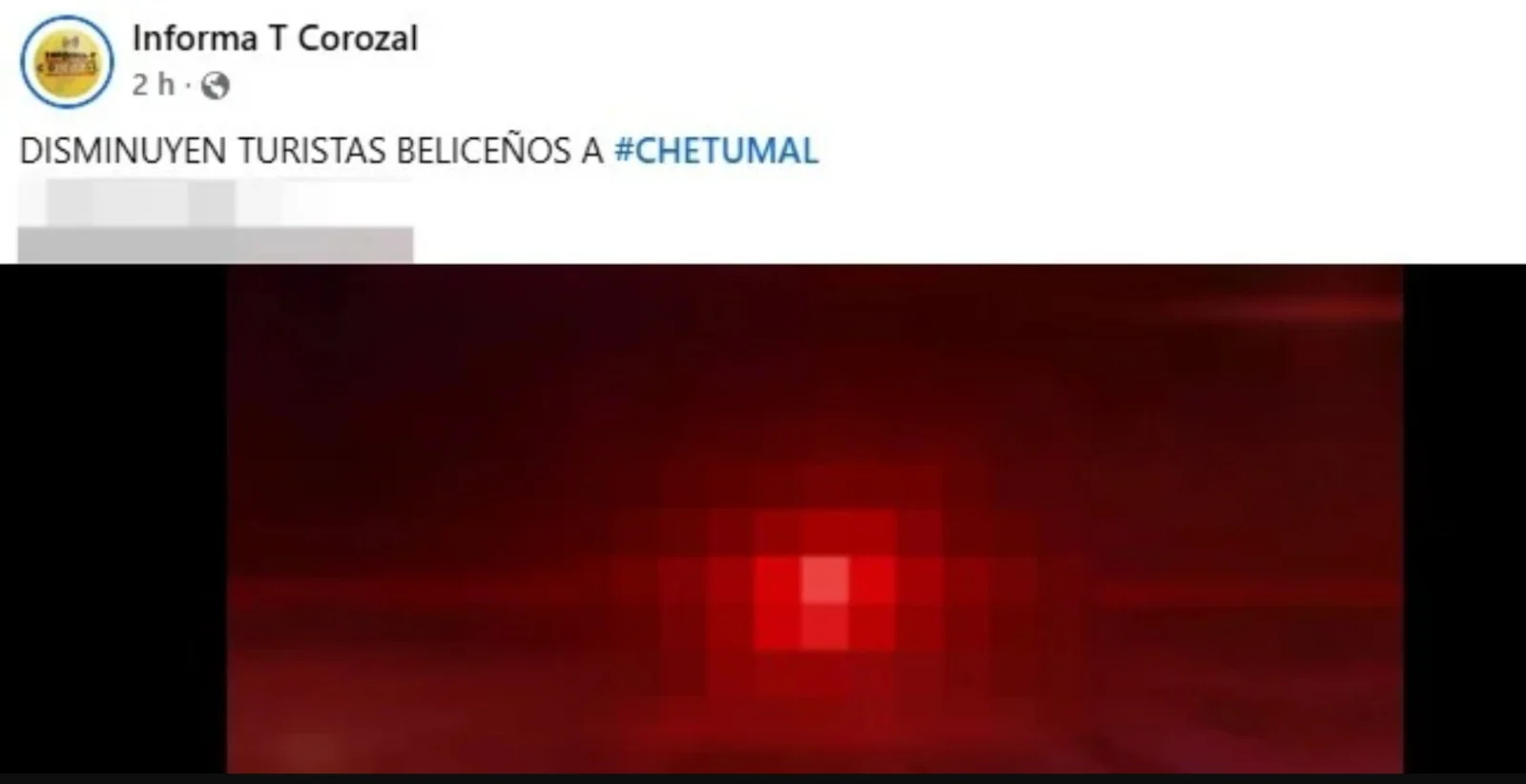 Aerial view of the border crossing between Chetumal, Mexico and Belize