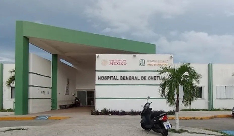 Exterior view of Chetumal Hospital General in Quintana Roo, Mexico