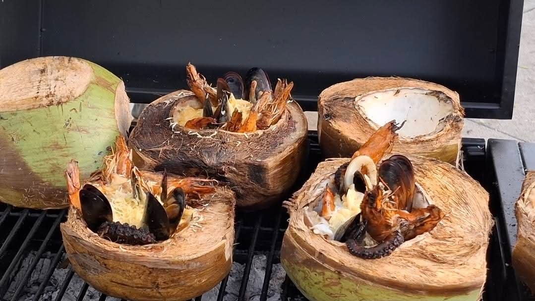 A dish representing Cozumel's traditional cuisine, featuring local ingredients