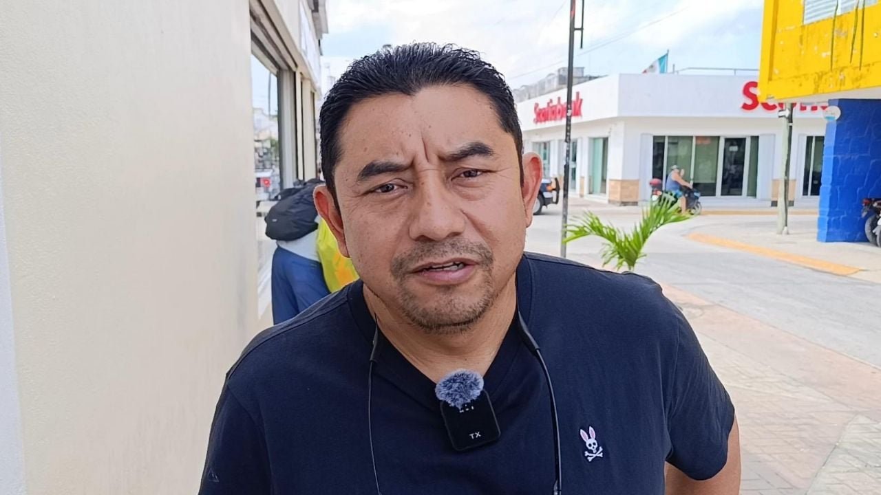 Rental vehicles parked in Cozumel, Mexico