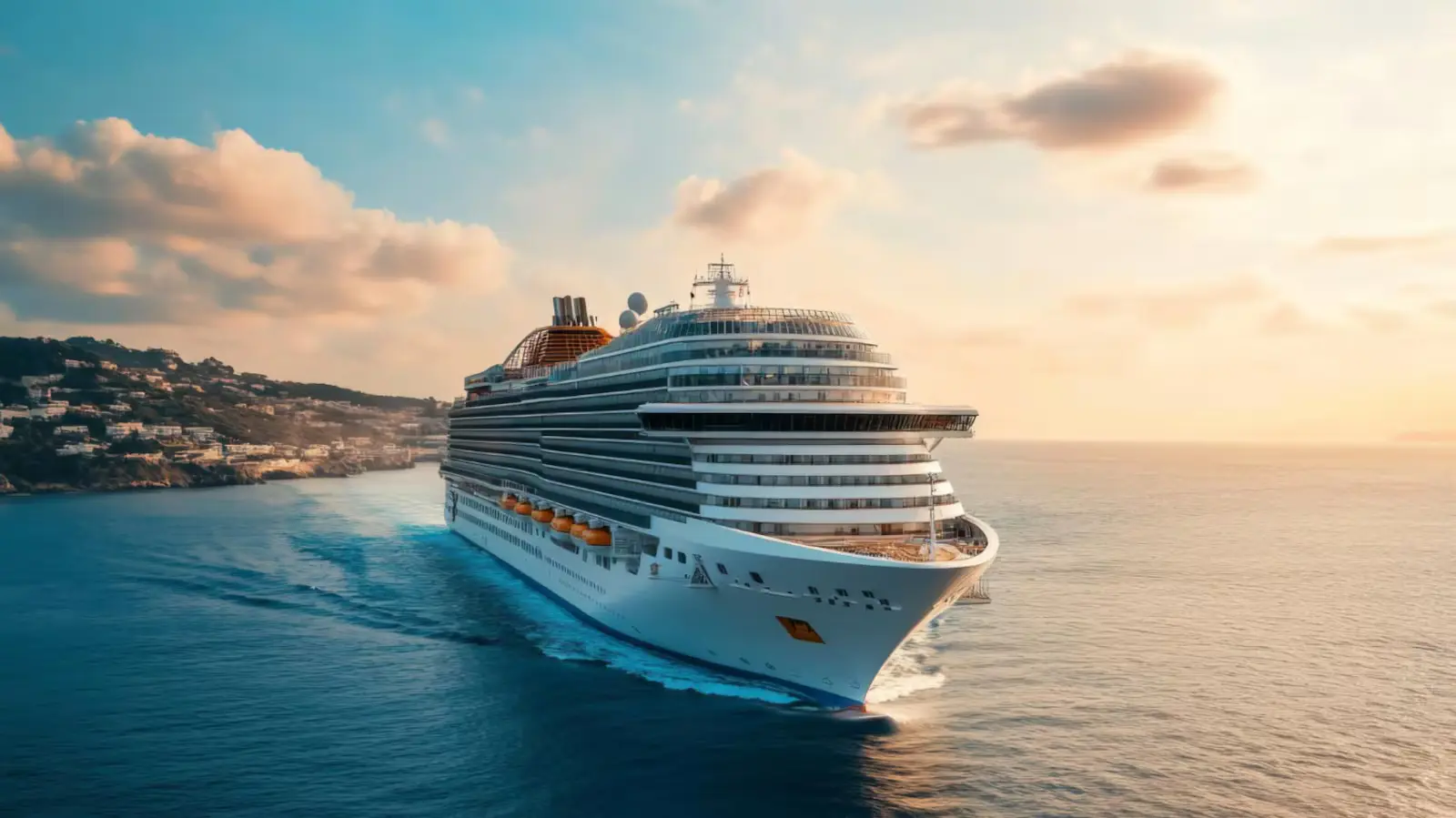 Aerial view of Cozumel and Mahahual cruise destinations in Mexico