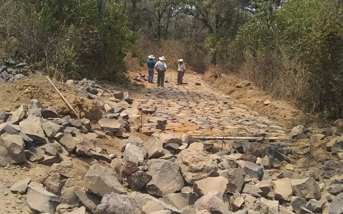 An aerial view of an ejido in the municipality of Merida, Yucatan