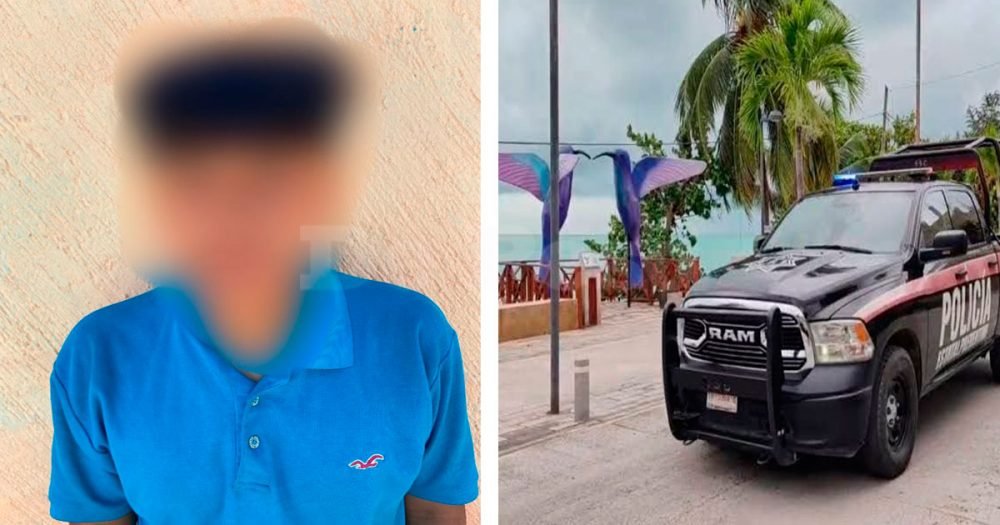 Police patrol car in Chetumal, Quintana Roo