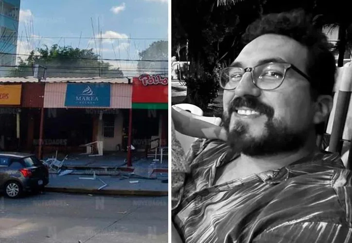 Mauricio Duhart, victim of the ice cream shop explosion in Cancun