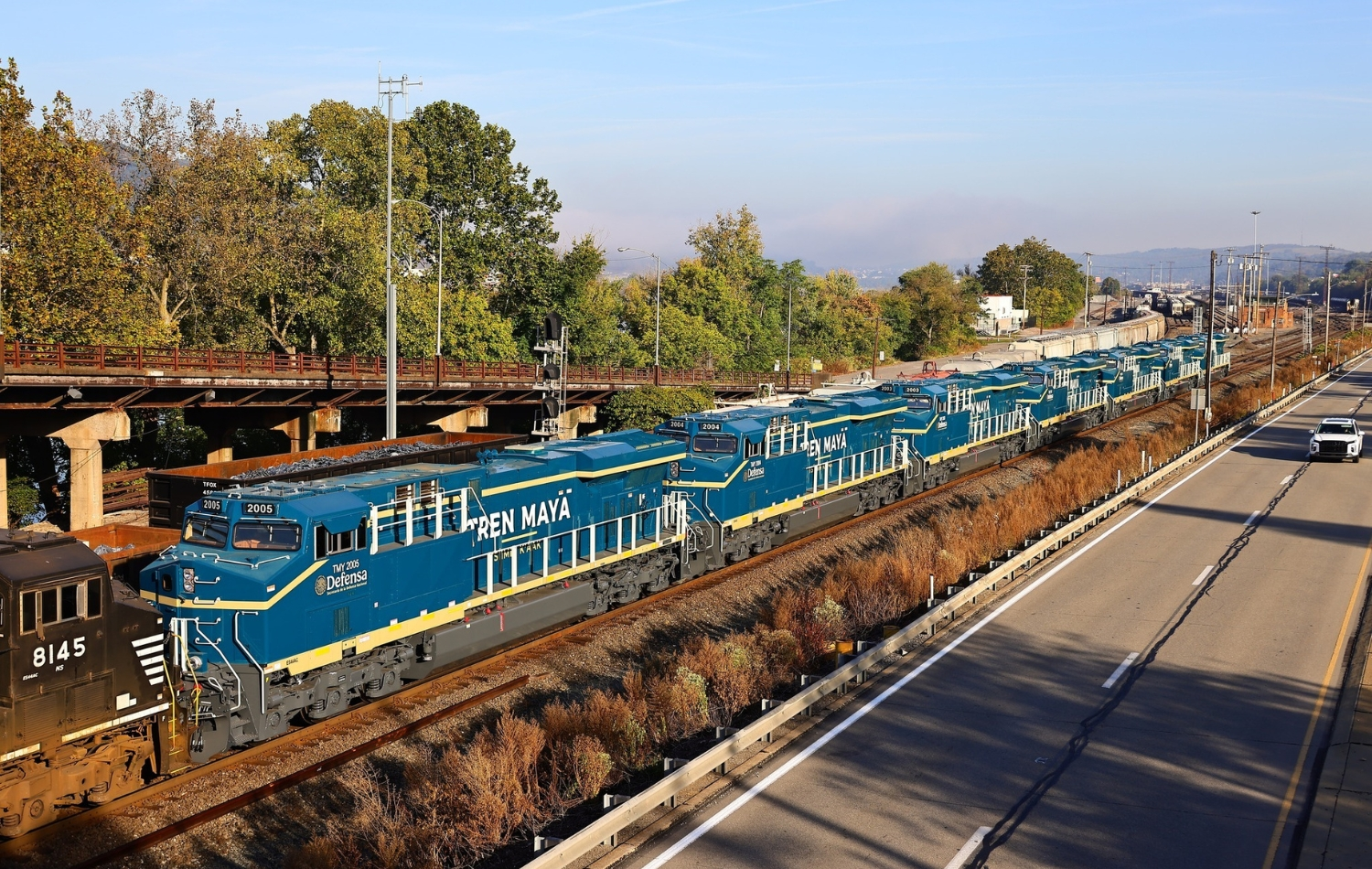 Environmental activist Guillermo D' Christy warns about risks of cargo trains on Maya Train route