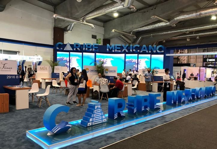 A delegation from the Mexican Caribbean region at the Tianguis Turístico tourism trade fair