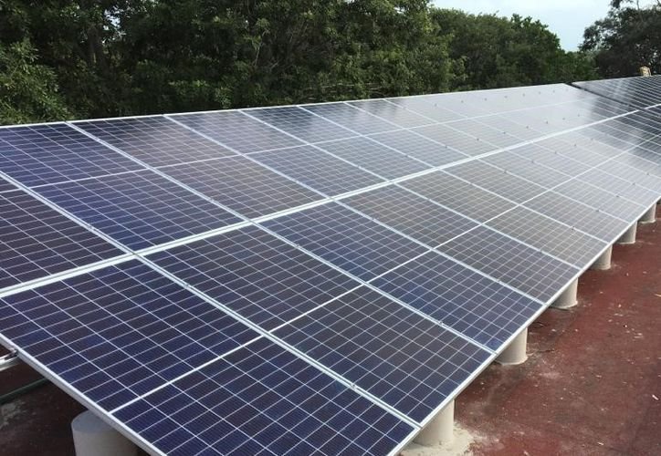 Aerial view of the proposed Nicté Ha solar park site in Felipe Carrillo Puerto, Quintana Roo