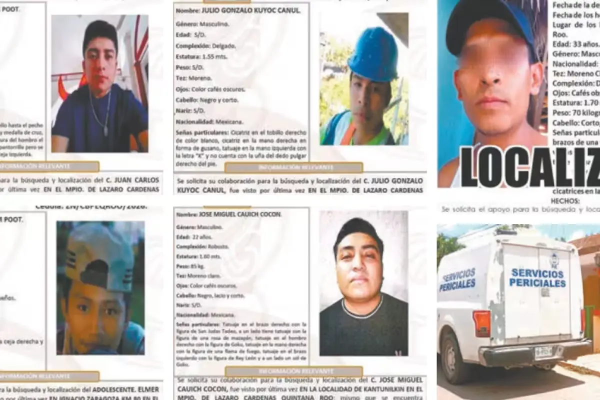 Map of northern Quintana Roo highlighting Holbox and Lázaro Cárdenas