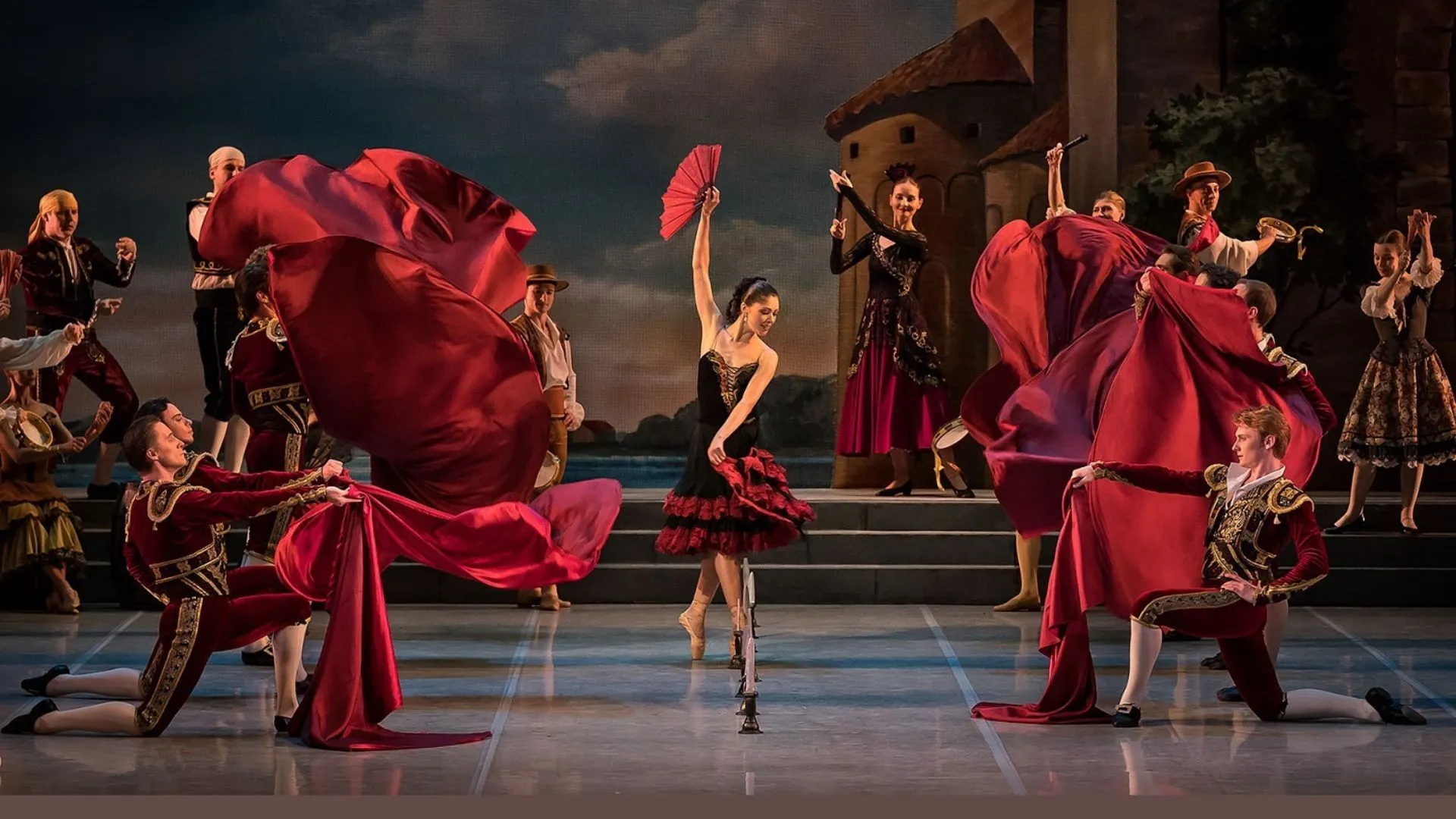 The Panama National Ballet performing on stage