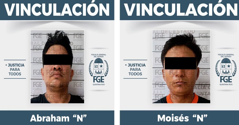 Police tape and authorities at a crime scene in Playa del Carmen, Quintana Roo