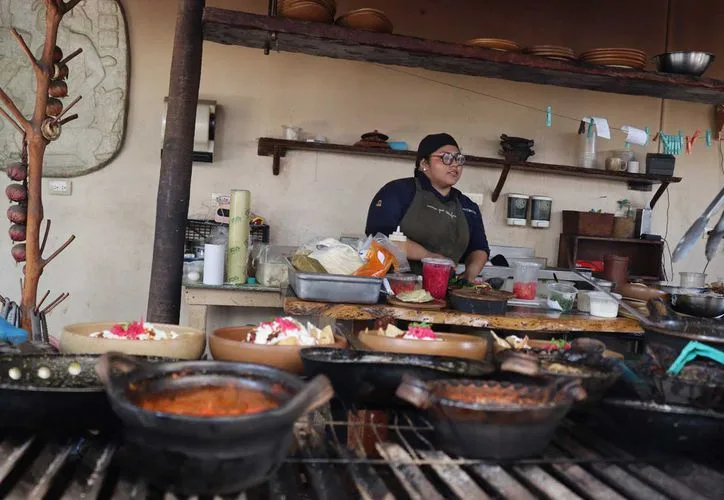 Aerial view of Cancun hotel zone and Caribbean coast