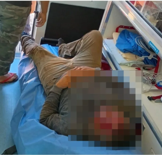 Emergency responders at the scene of a road accident near La Candelaria in José María Morelos municipality