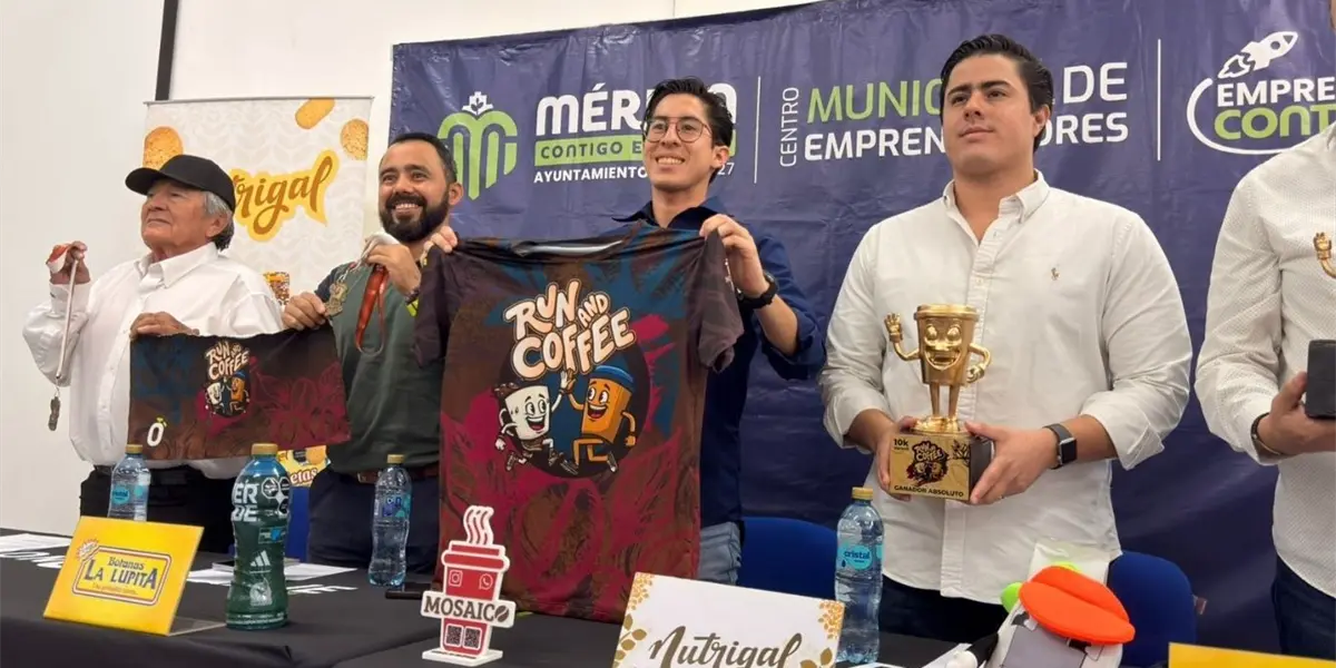 Runners participating in the Run & Coffee Mérida event