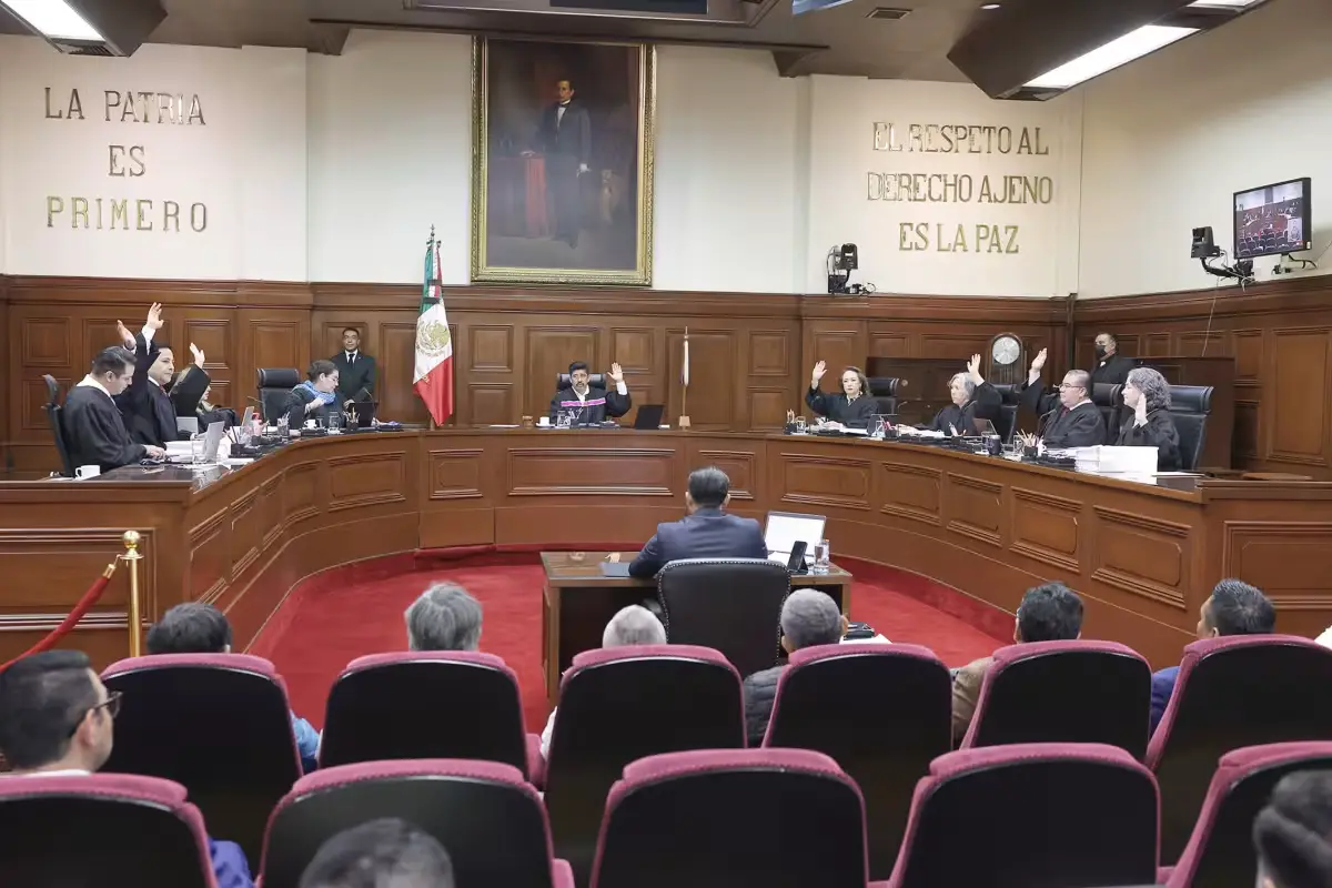 The Supreme Court of Justice of the Nation building in Mexico City