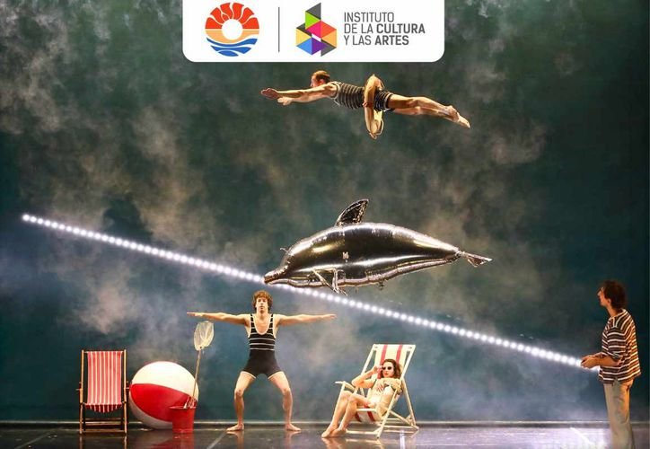 Promotional image for the international show Titizé coming to Cancún's Teatro de la Ciudad