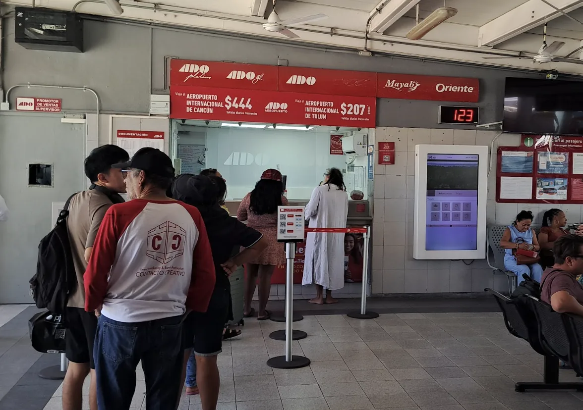 A map or graphic showing transportation routes for the Tulum Air Show and NASCAR Mexico Series events in April 2026.