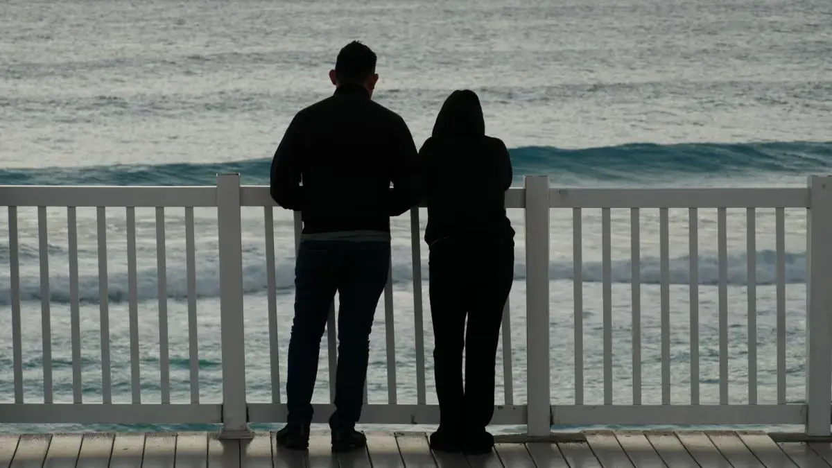 A clear sky over the Yucatan Peninsula with bright sunlight