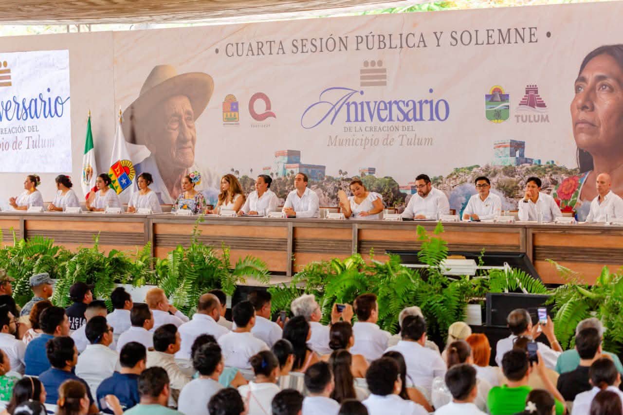18th anniversary of the municipality of tulum