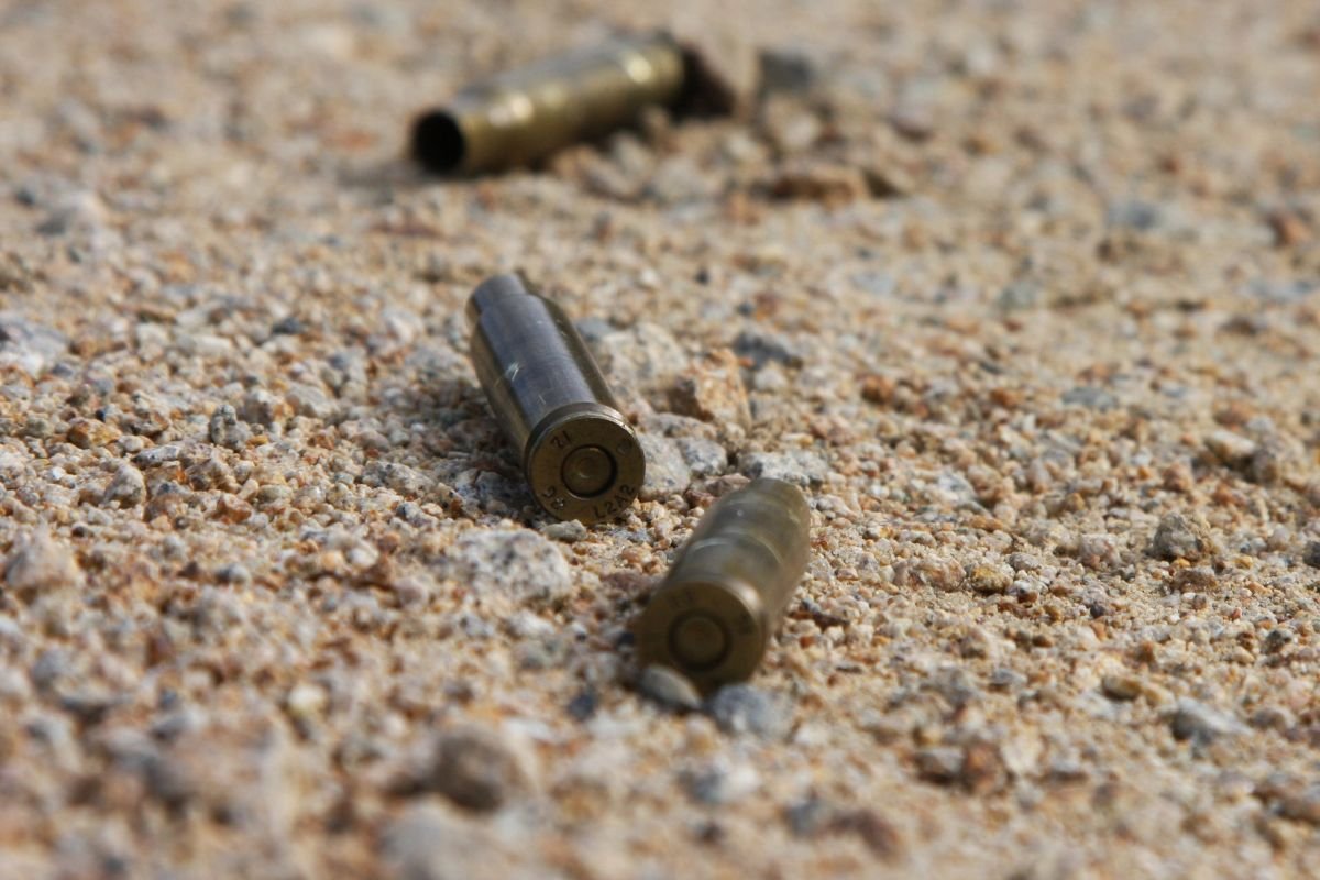 Bullet Casings on the ground