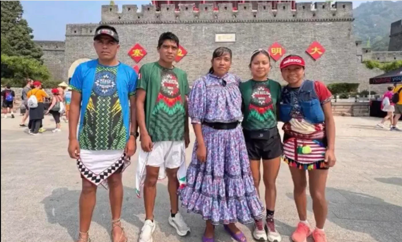 Five Indigenous Mexican athletes are being celebrated after winning multiple categories at the 23rd Great Wall Marathon in China