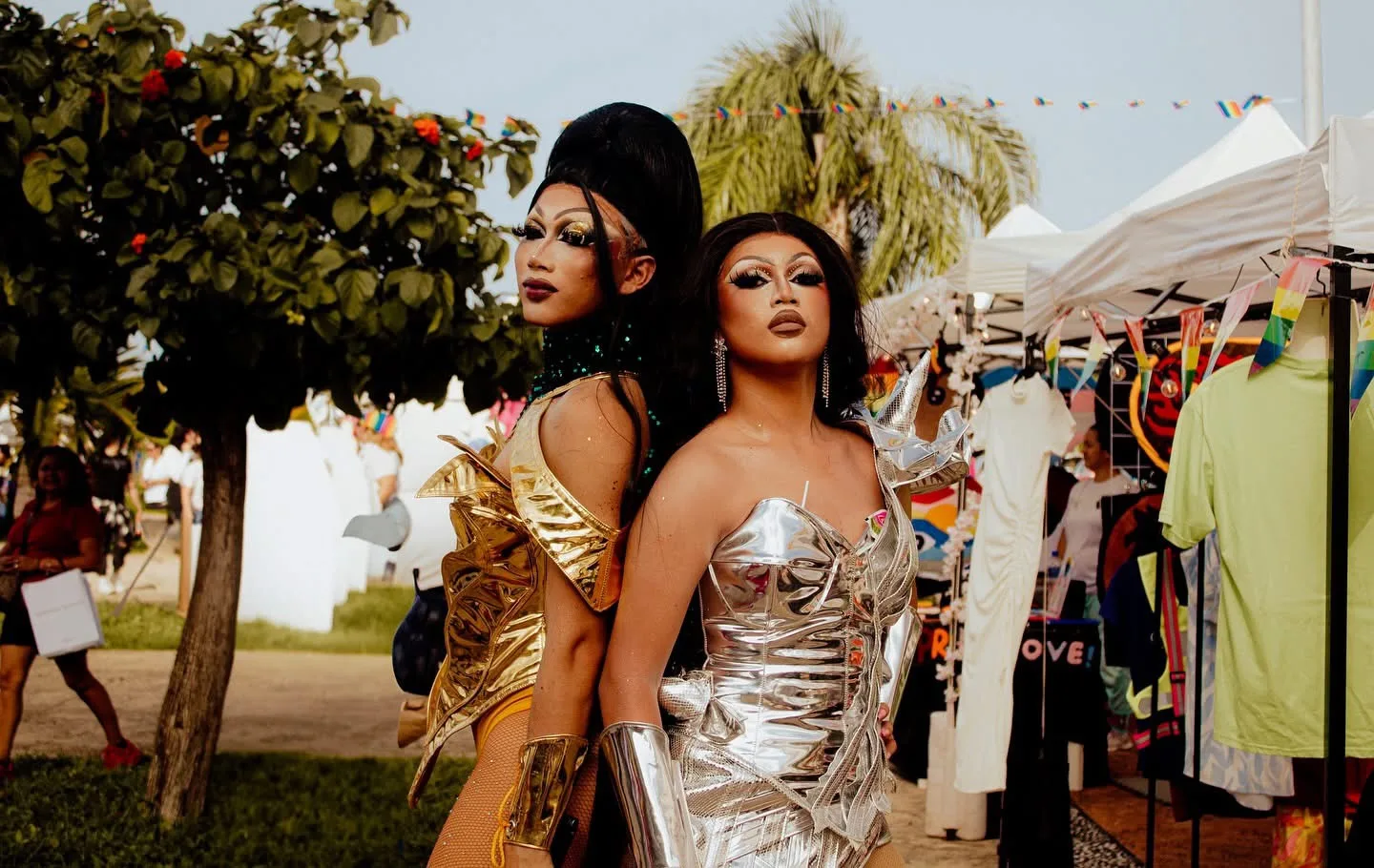 People at a gender identity change event in Cancun