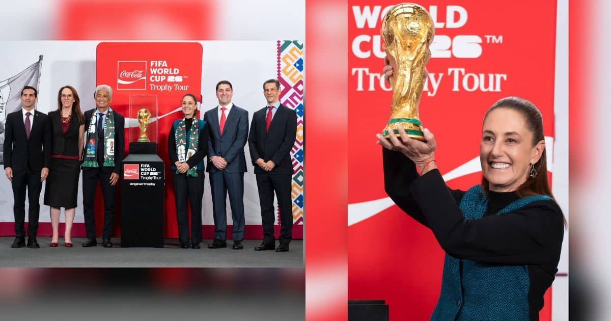 Coca-Cola branding at a World Cup event in Mexico