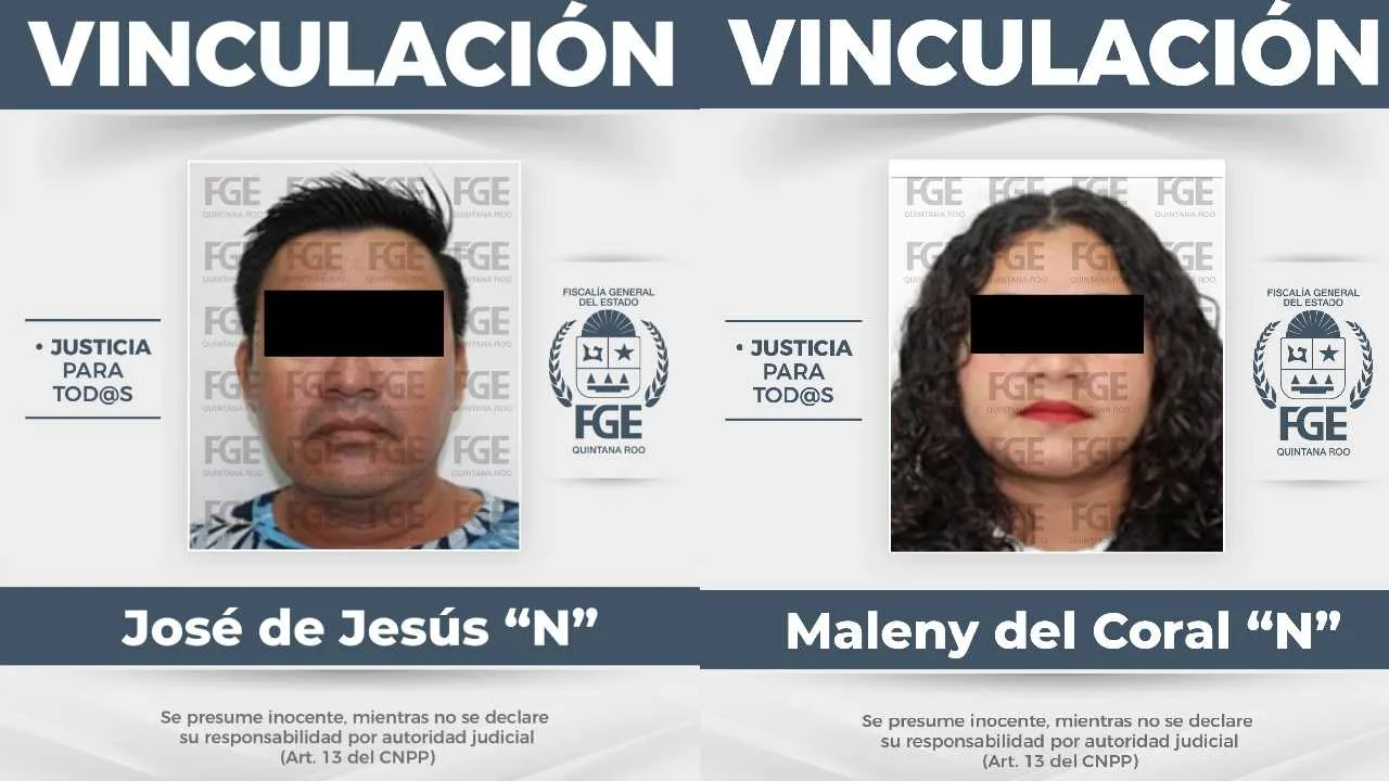A judge ordered pretrial detention for a couple accused of extorting a woman in Cancun.
