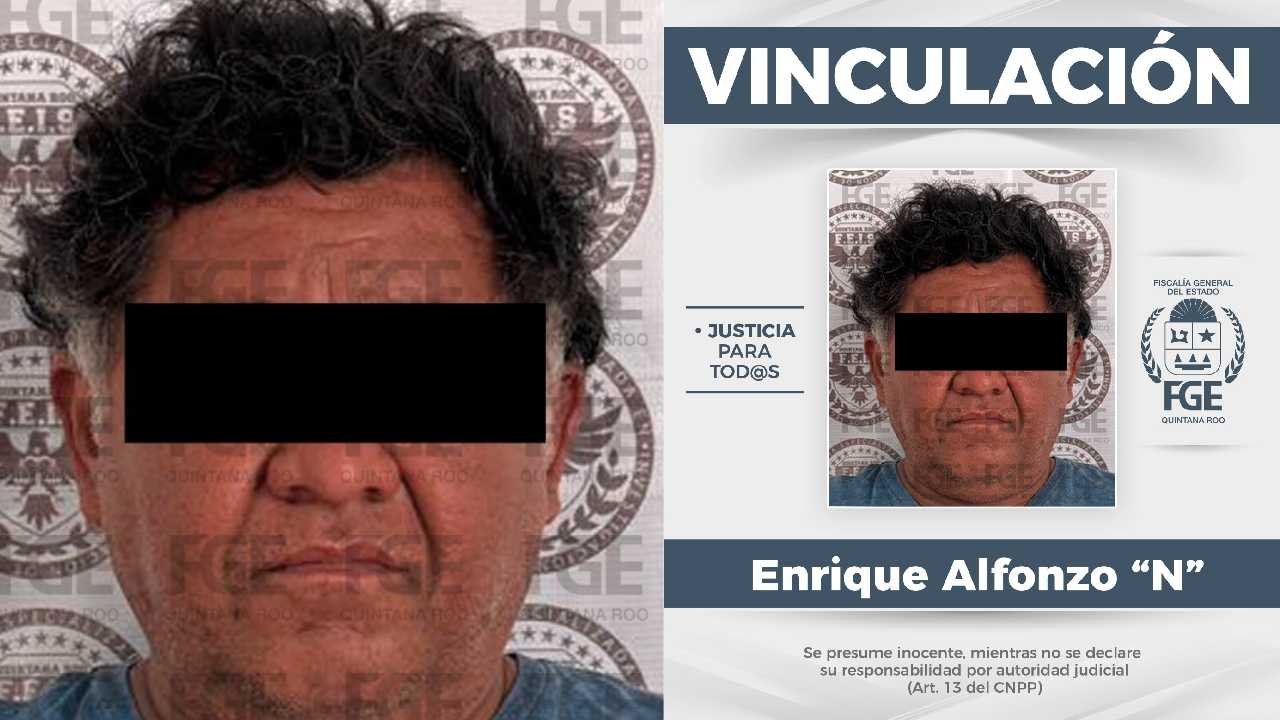 A judge ordered pretrial detention for Enrique Alfonso N, accused of extorting a property owner in Cancun.