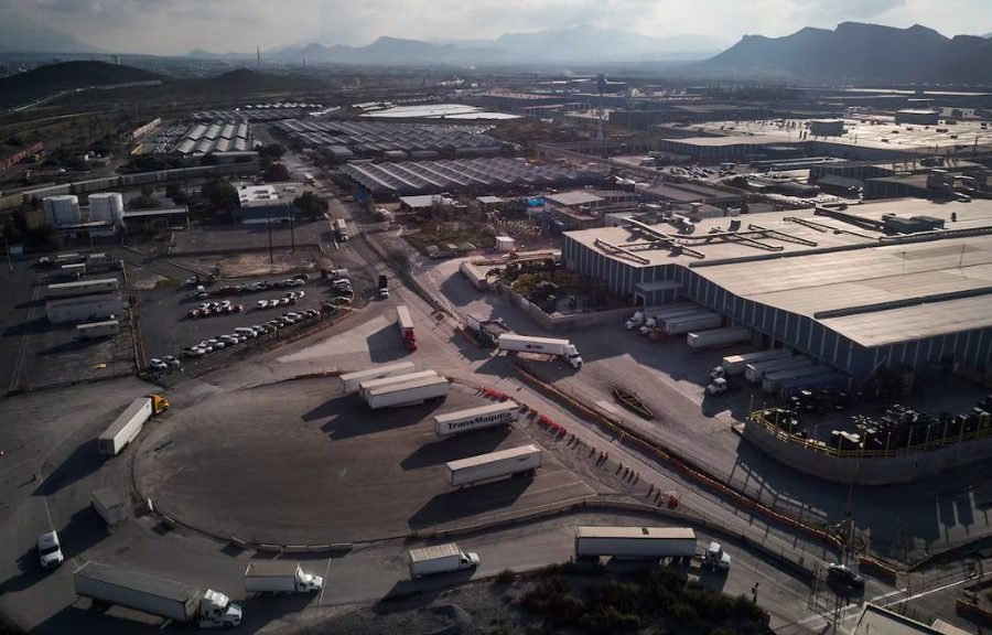 Chevrolet Aveo and Groove vehicles at a General Motors plant in Mexico