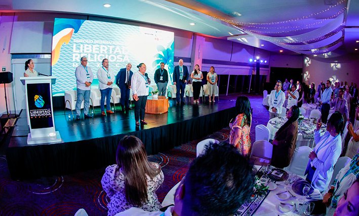 Participants at the International Symposium on Religious Freedom in Cancún, Quintana Roo