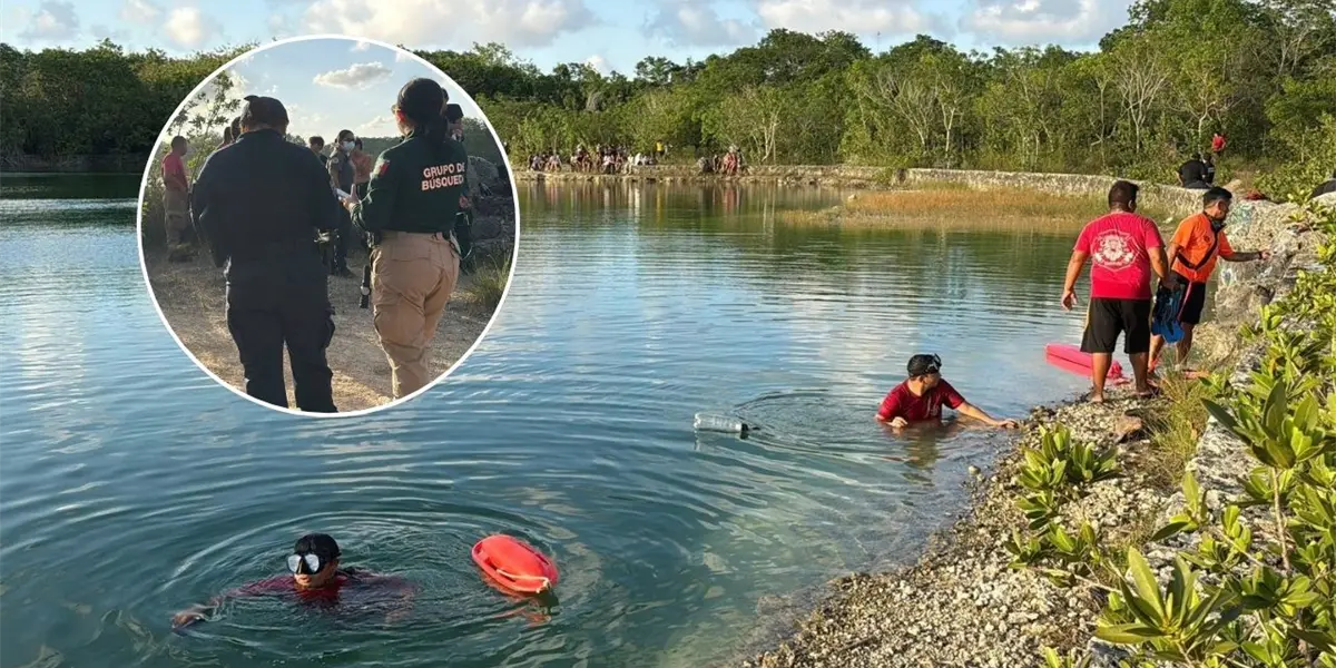 View of Laguna San Jose in Cancun, where a 14-year-old boy drowned after skipping school