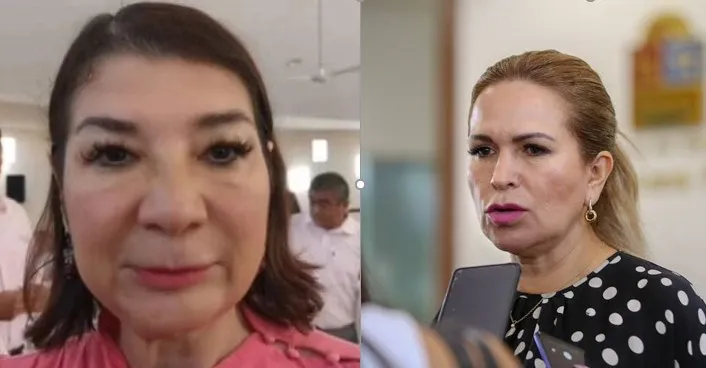 Lili Campos and Kira Iris, former mayor and treasurer of Playa del Carmen, under investigation for alleged embezzlement of over 80 million pesos.