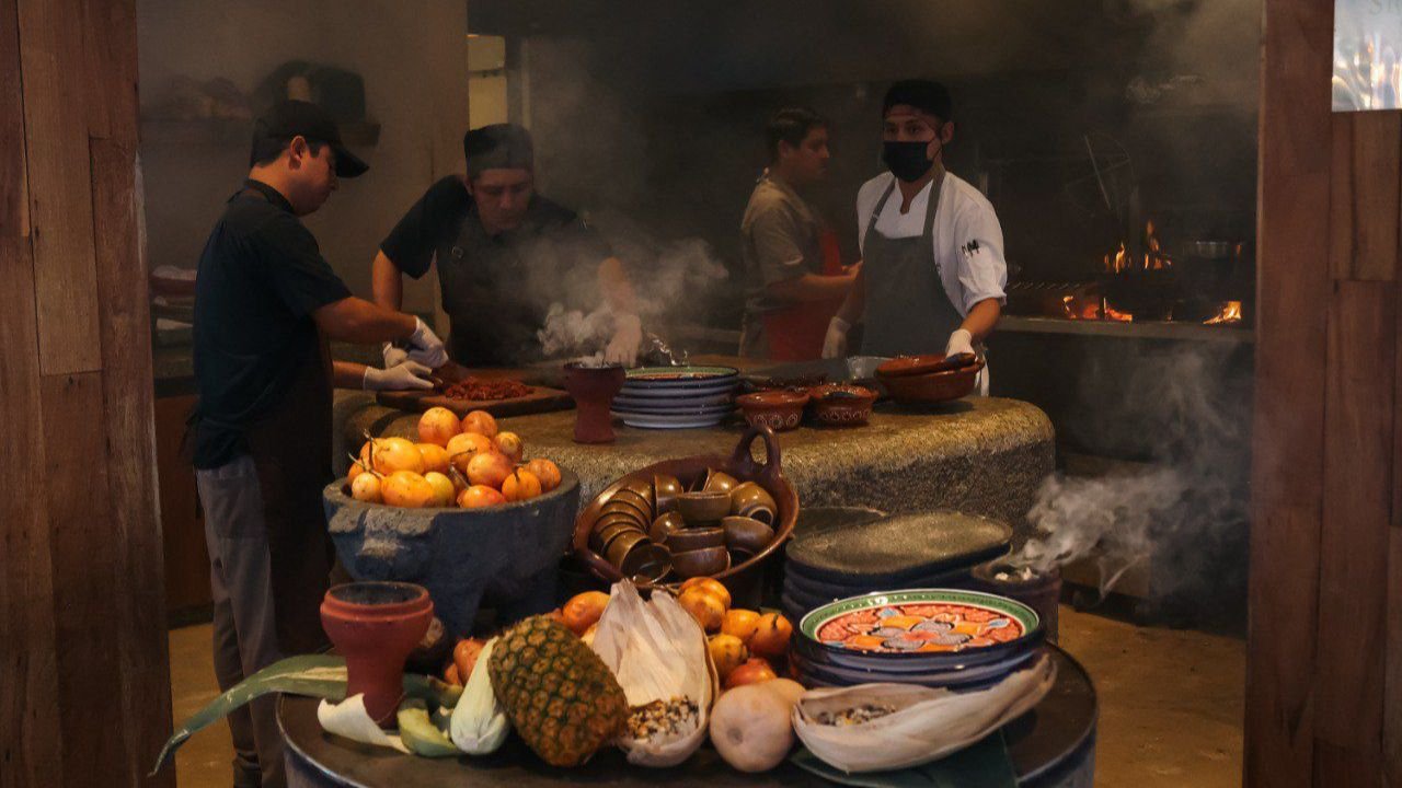 A selection of dishes from Michelin-nominated restaurants in Quintana Roo, Mexico