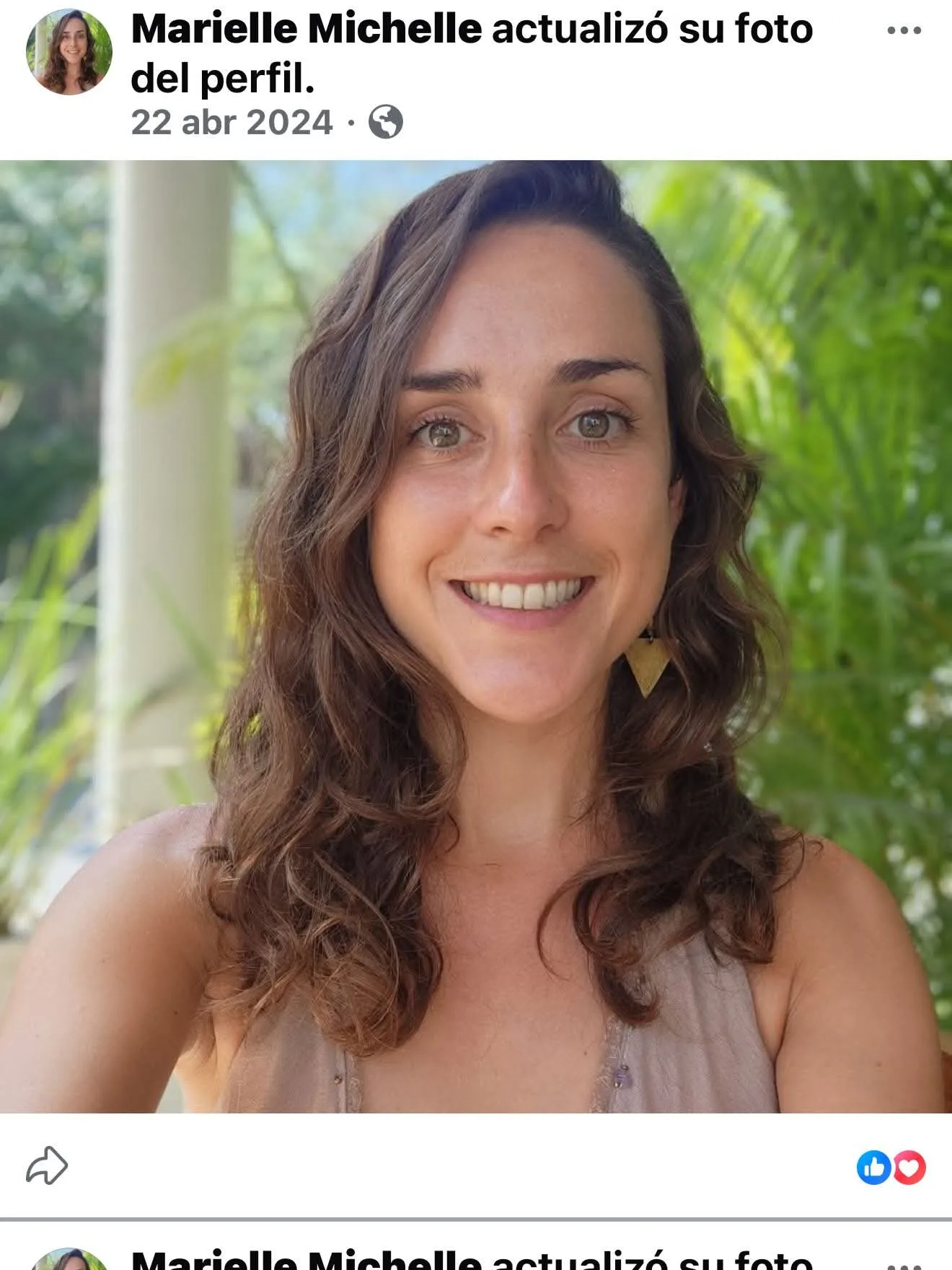Missing person poster for Michelle Boonen, a foreign woman last seen in Tulum