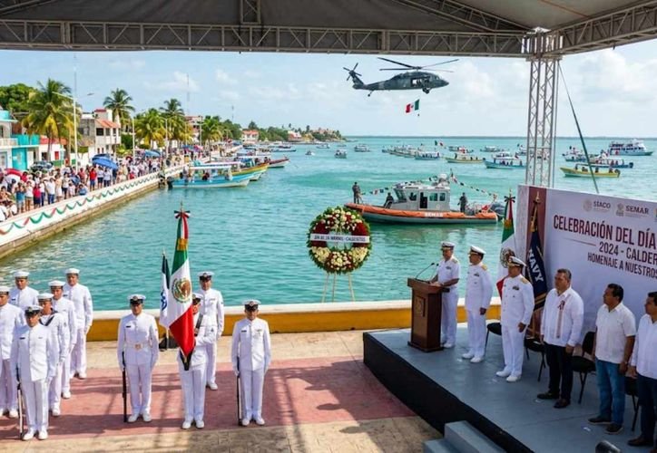 Officials planning Navy Day events in Calderitas, Quintana Roo