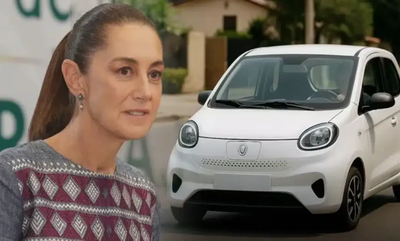 Olinia electric car prototype on display