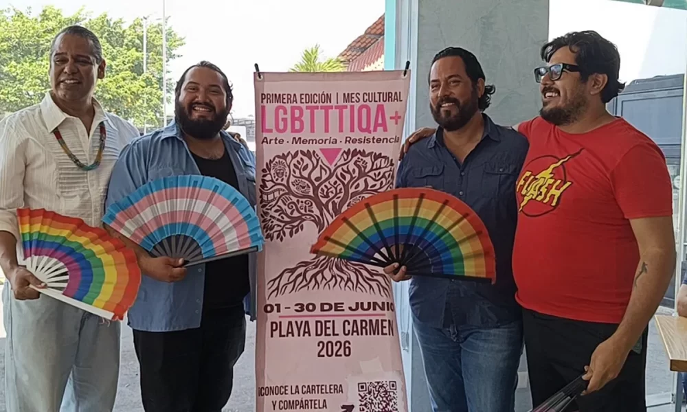 Organizers announce the first LGBTTIQA+ Pride Cultural Month in Playa del Carmen, featuring nearly 50 events throughout June.