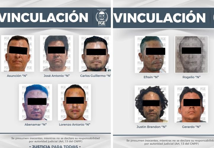 Press conference by Quintana Roo prosecutors announcing charges against 14 men for domestic violence and attempted feminicide