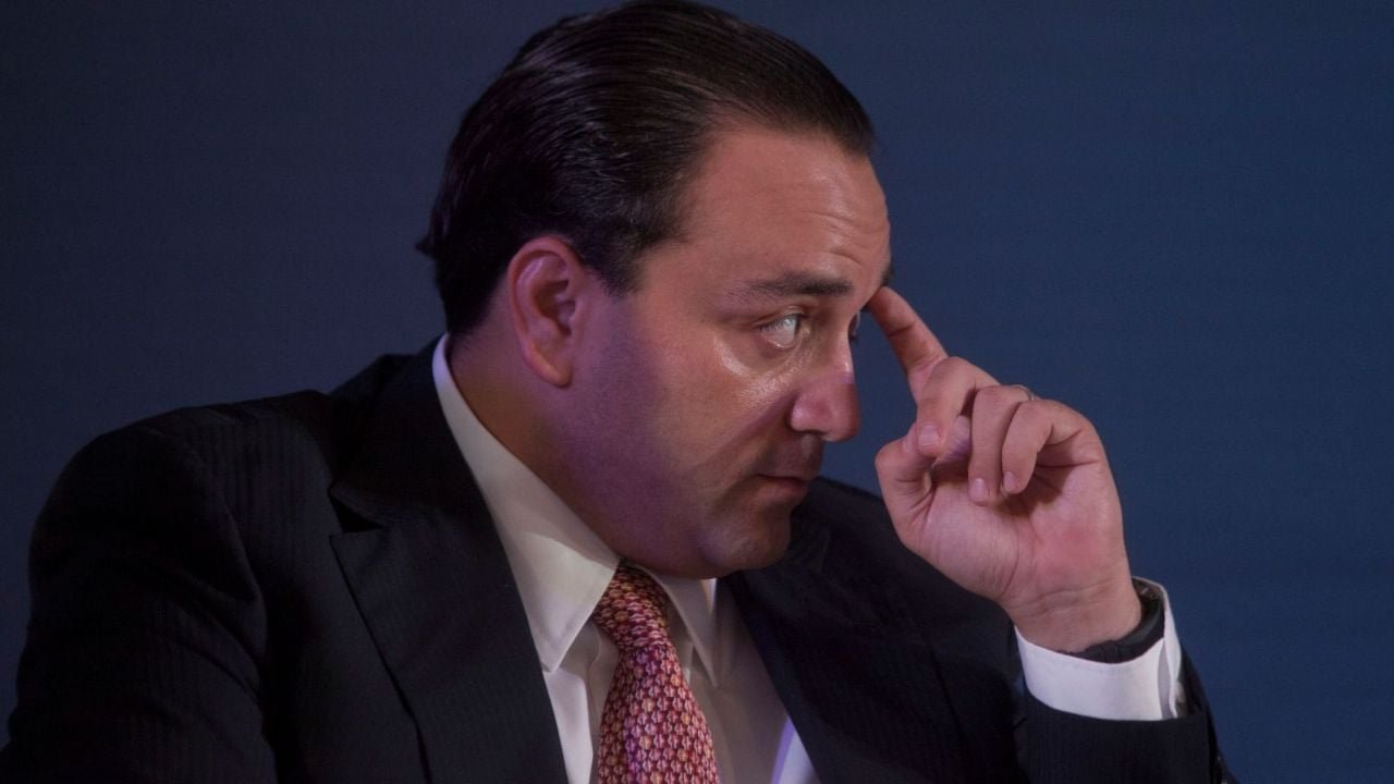 Roberto Borge, former governor of Quintana Roo, during a court appearance