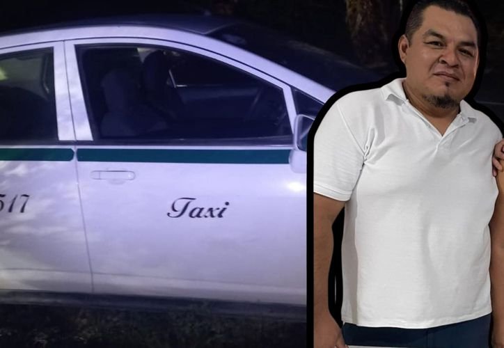 Photo of a taxi similar to the one found with a body in Cancun's Colonia Mexico neighborhood
