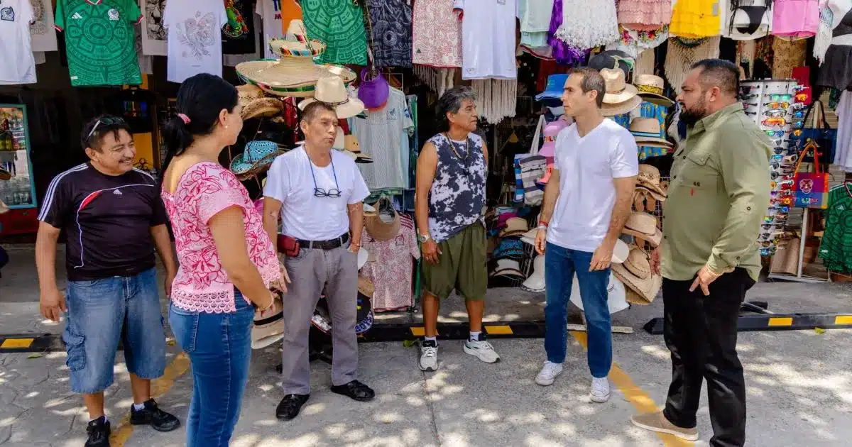 Tourist information kiosks installed at the Tulum archaeological zone to help visitors with directions and services