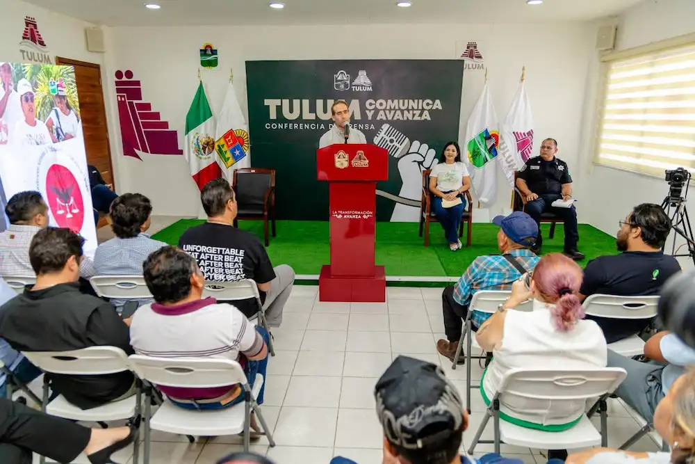 Tulum tourism officials at Tianguis Turístico 2026 in Acapulco